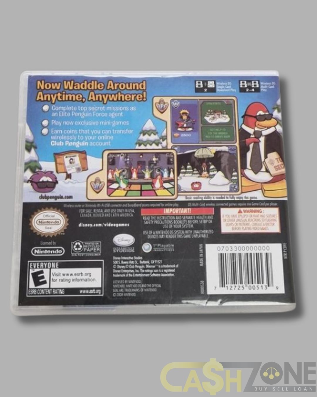 Club Penguin: Elite Penguin Force Nintendo DS Game