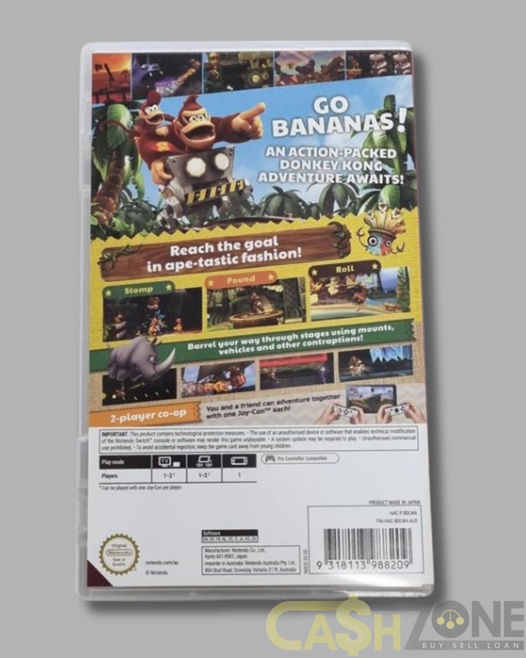 Donkey Kong Country Returns HD Nintendo Switch Game