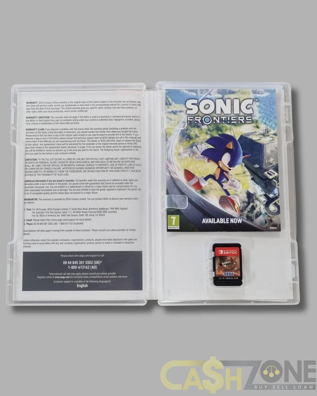 Sonic Forces Nintendo Switch Game