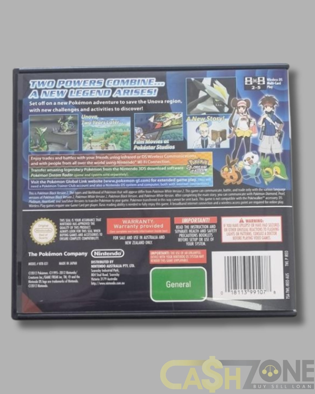 Pokemon Black Version 2 Nintendo DS Game