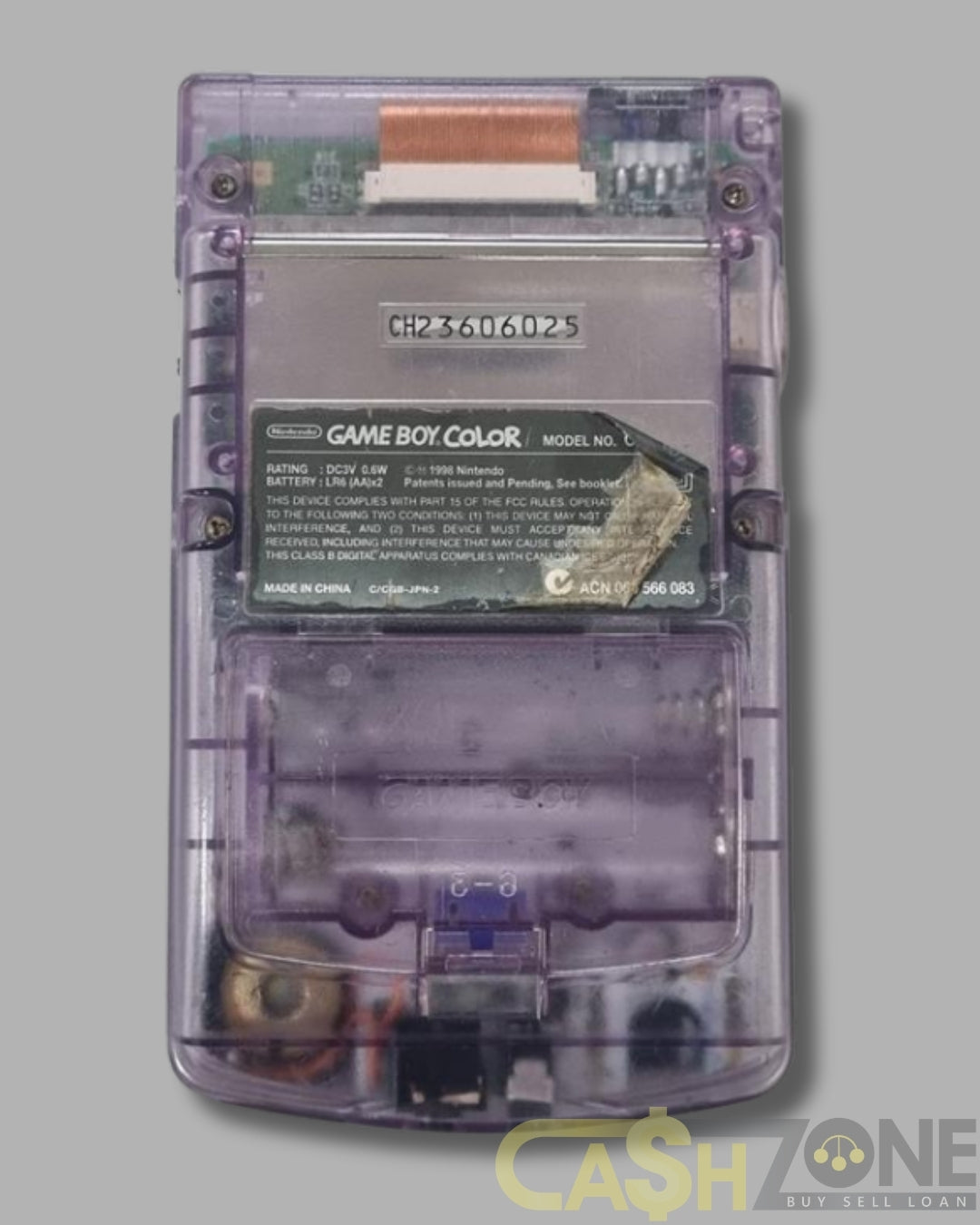 Nintendo Game Boy Color Atomic Purple Handheld Console
