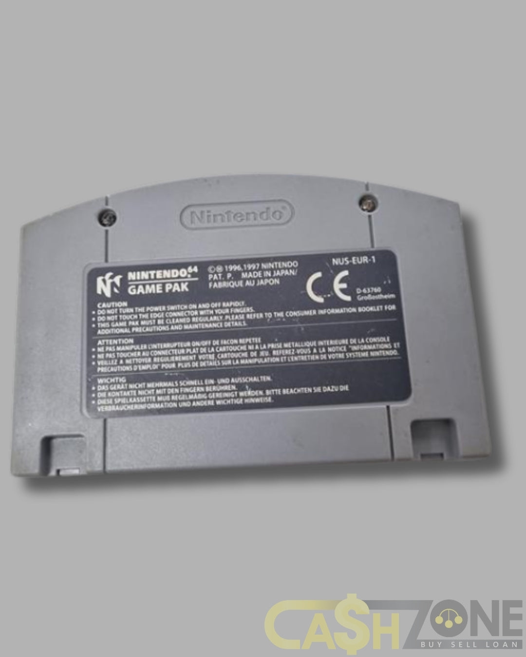 Pokemon Stadium Nintendo 64 PAL Version