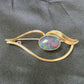 Ladies 9ct Yellow Gold Opal Brooch