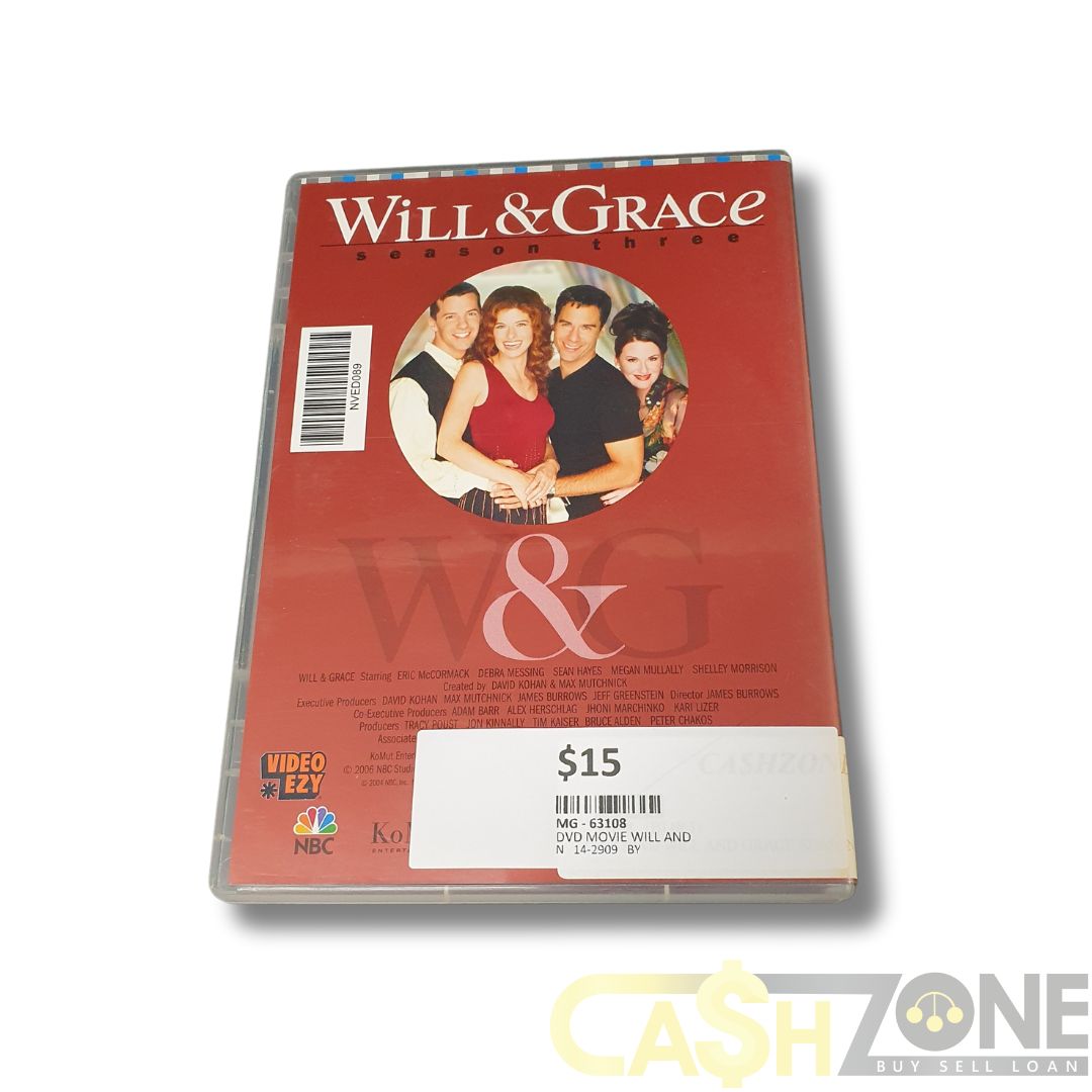 Will & Grace Season Three DVD TV Series