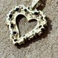 LADIES 9CT YELLOW GOLD HEART PENDANT