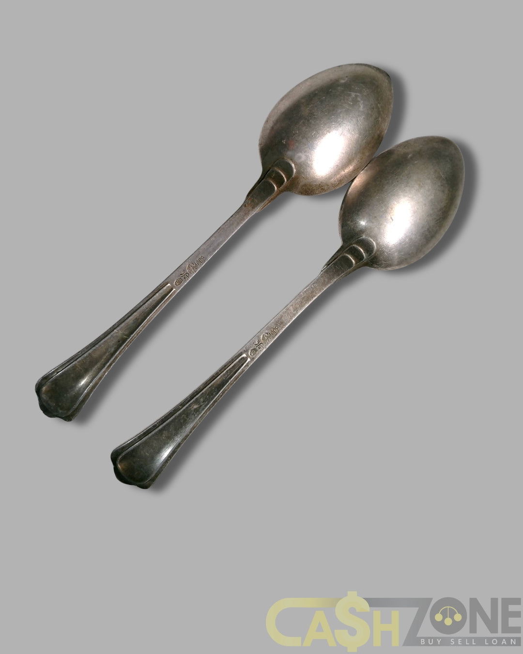 6x Silver Spoons 800 Stamped Silver Spoon 63.1g 925 Stamped Silver Spoon 9.9g