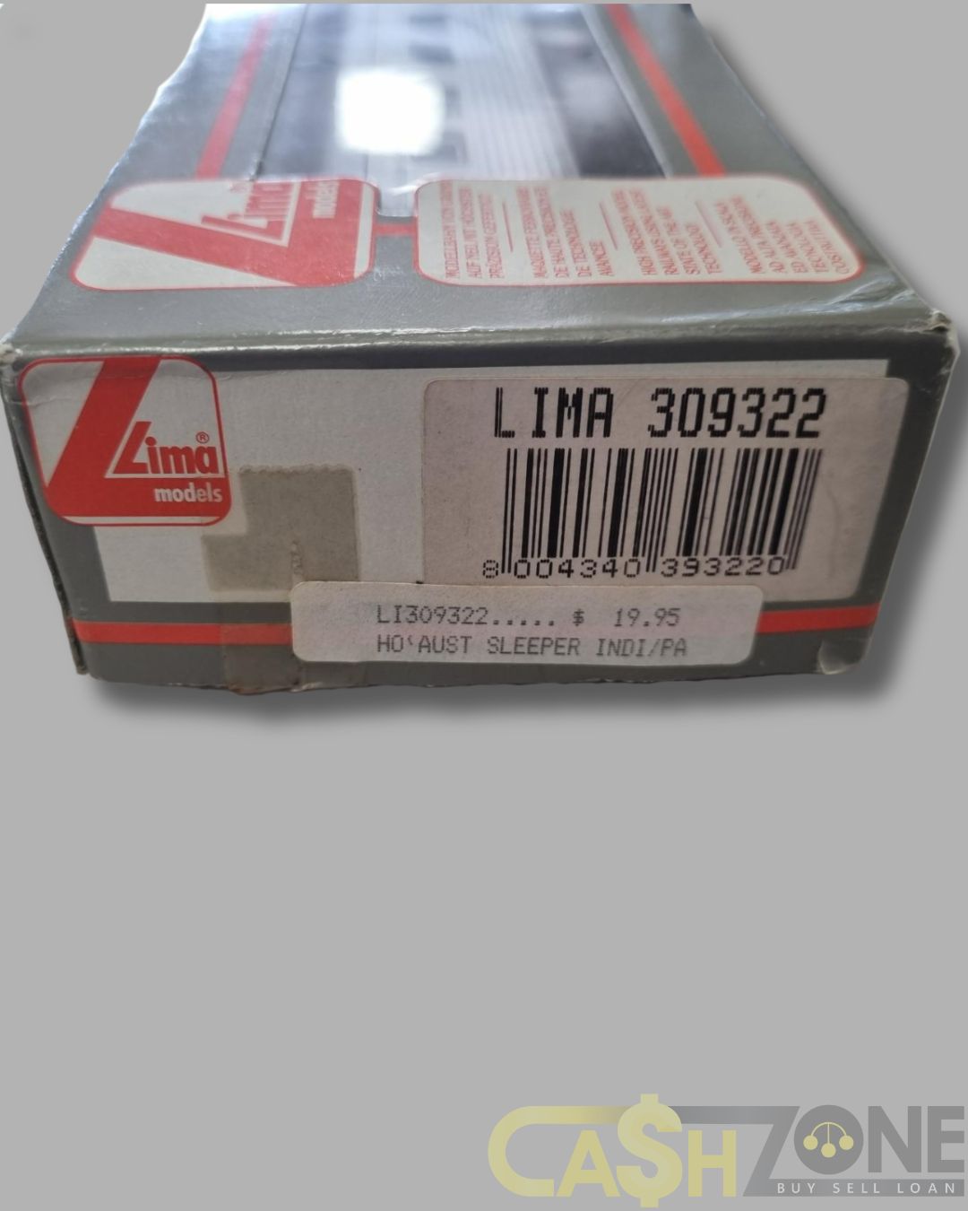 Lima Models Model Train Aust Sleeper HO Scale Carriage Grey