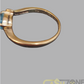 Ladies 9ct Yellow Gold Ring With Blue Stone Aquamarine Style