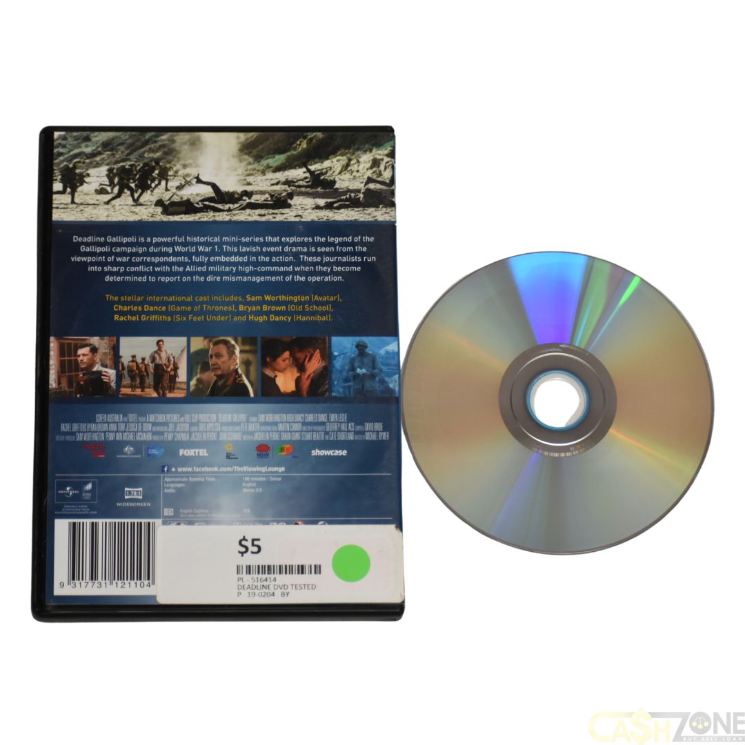 DEADLINE GALLIPOLI DVD MOVIE