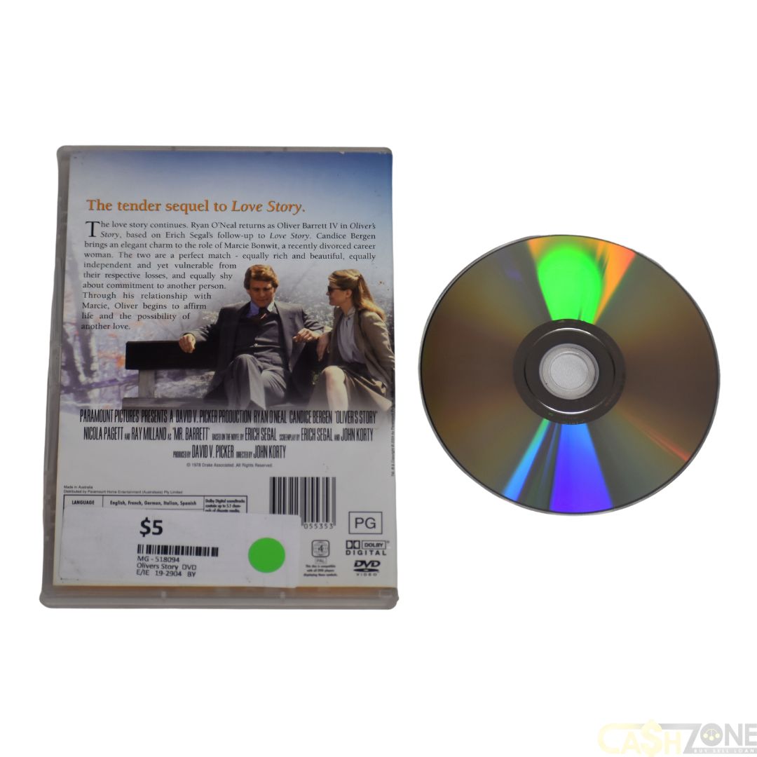 OLIVER'S STORY DVD MOVIE