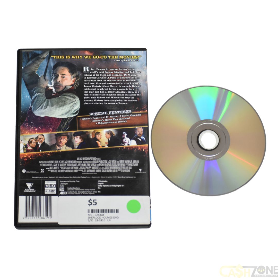 SHERLOCK HOLMES DVD MOVIE