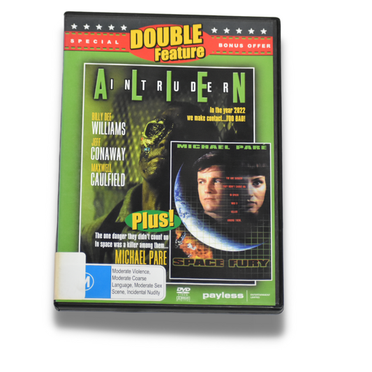Double Feature Alien Intruder and Space Fury DVD Movie