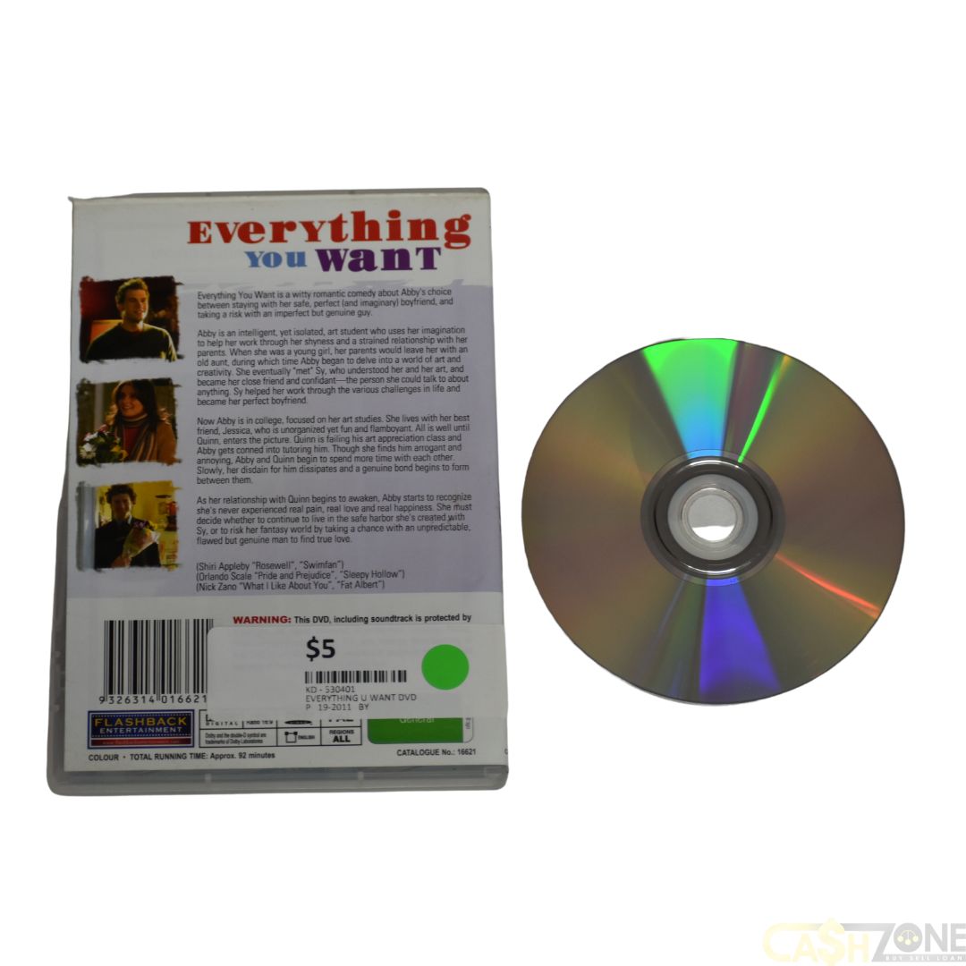 EVERYTHING YOU WANT DVD Movie