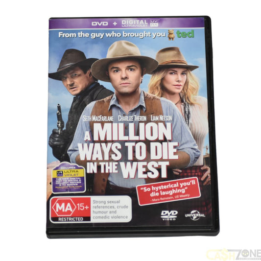 A MILLION WAYS TO DIE IN THE WEST DVD Movie