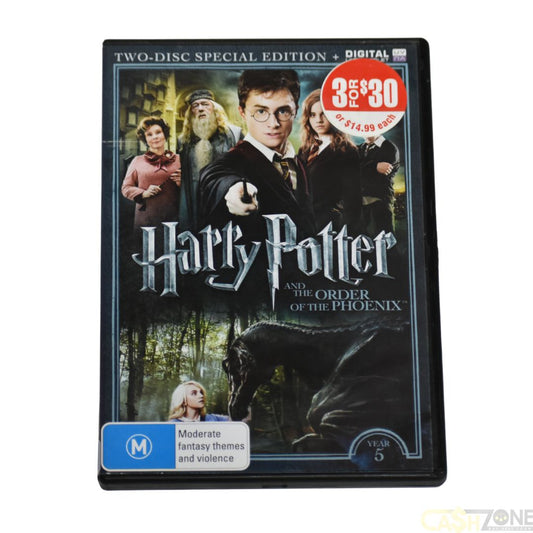 HARRY POTTER AND THE ORDER OF THE PHOENIX DVD Movie
