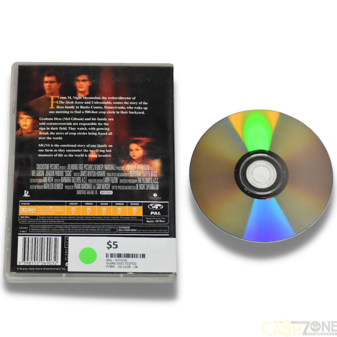 Signs DVD Movie