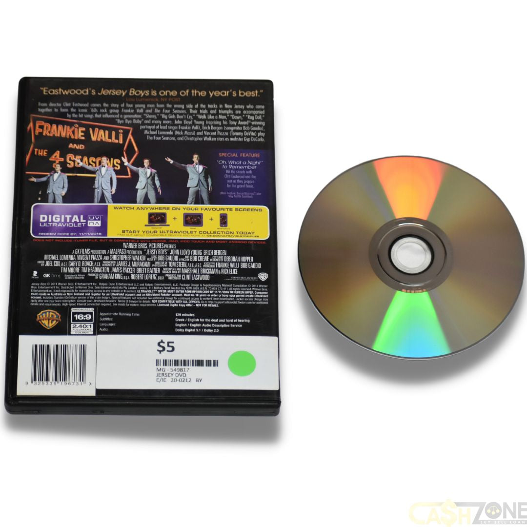 Jersey Boys DVD Movie Cashzone Australia