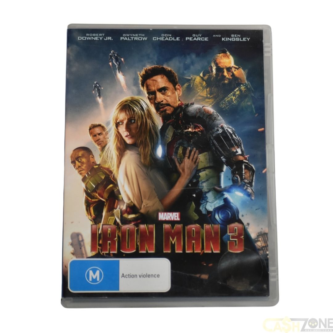 MARVEL IRON MAN 3 DVD MOVIE