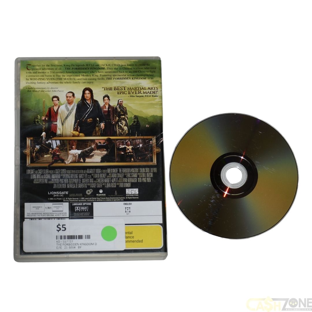 THE FORBIDDEN KINGDOM DVD MOVIE