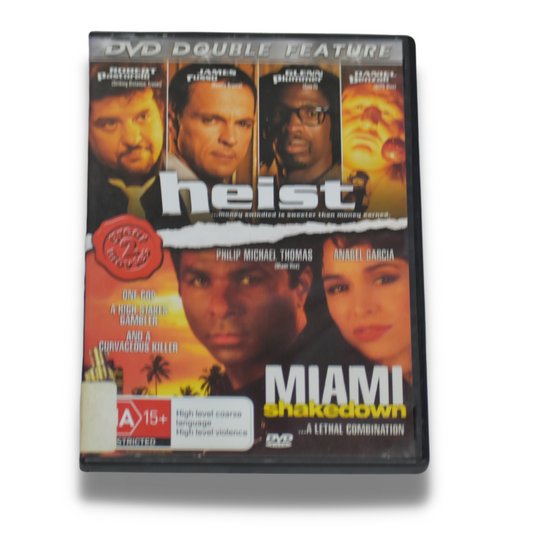 Heist and Miami Shakedown DVD Movie