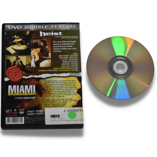 Heist and Miami Shakedown DVD Movie