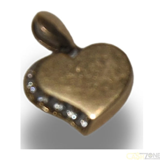 9CT GOLD HEART PENDANT