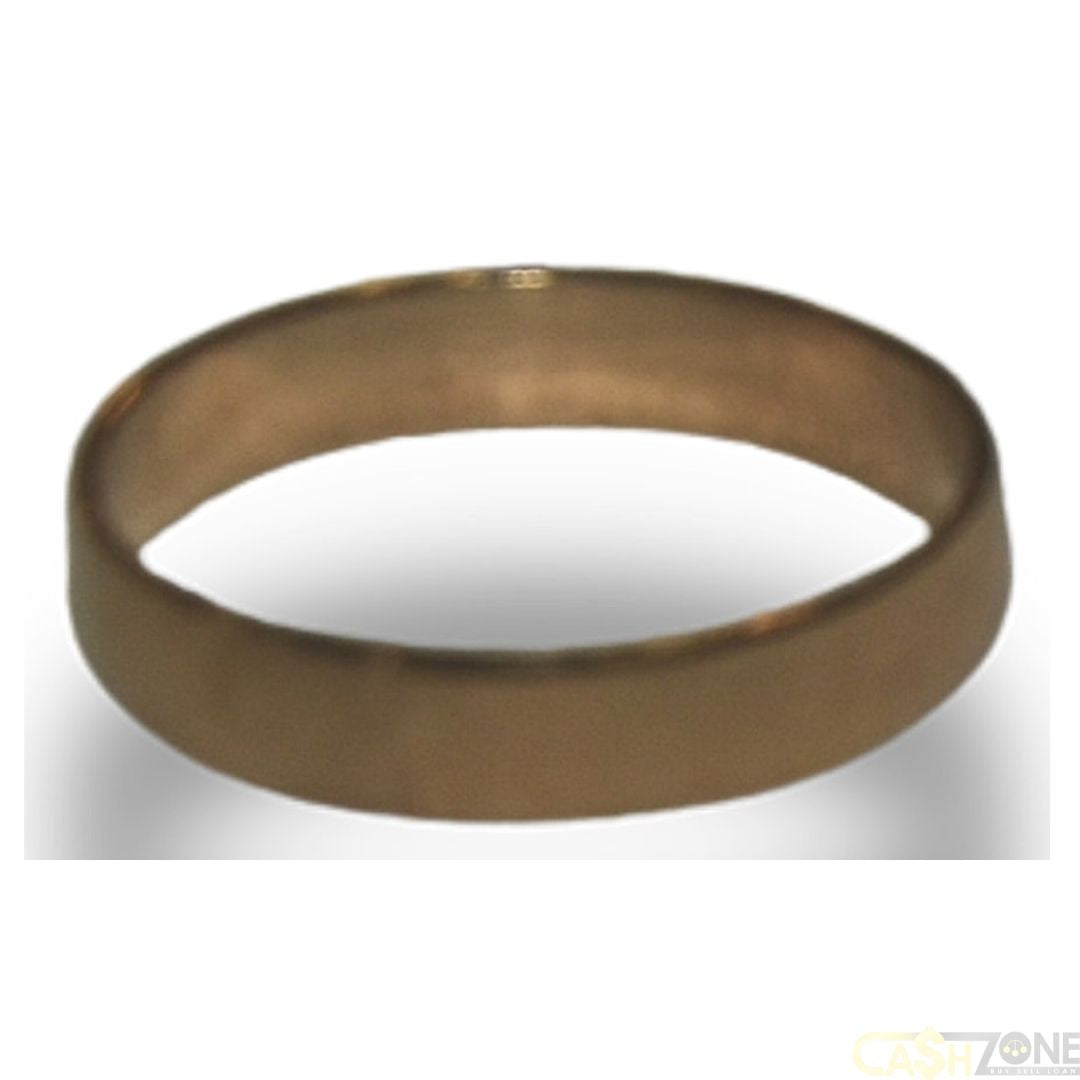 MENS 9CT YELLOW GOLD PLAIN RING