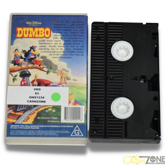 Walt Disney Classics Dumbo VHS