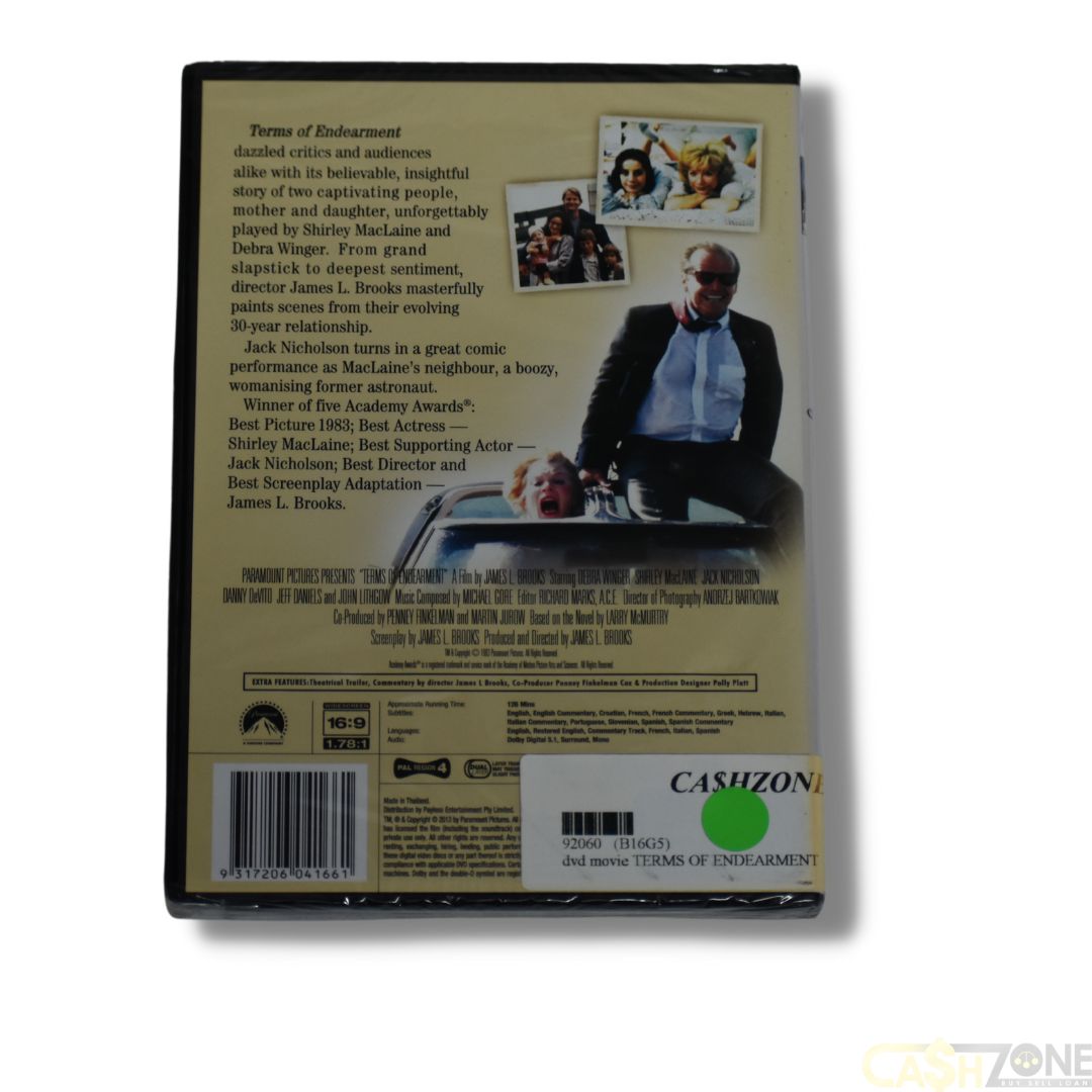 Terms of Endearment DVD Movie