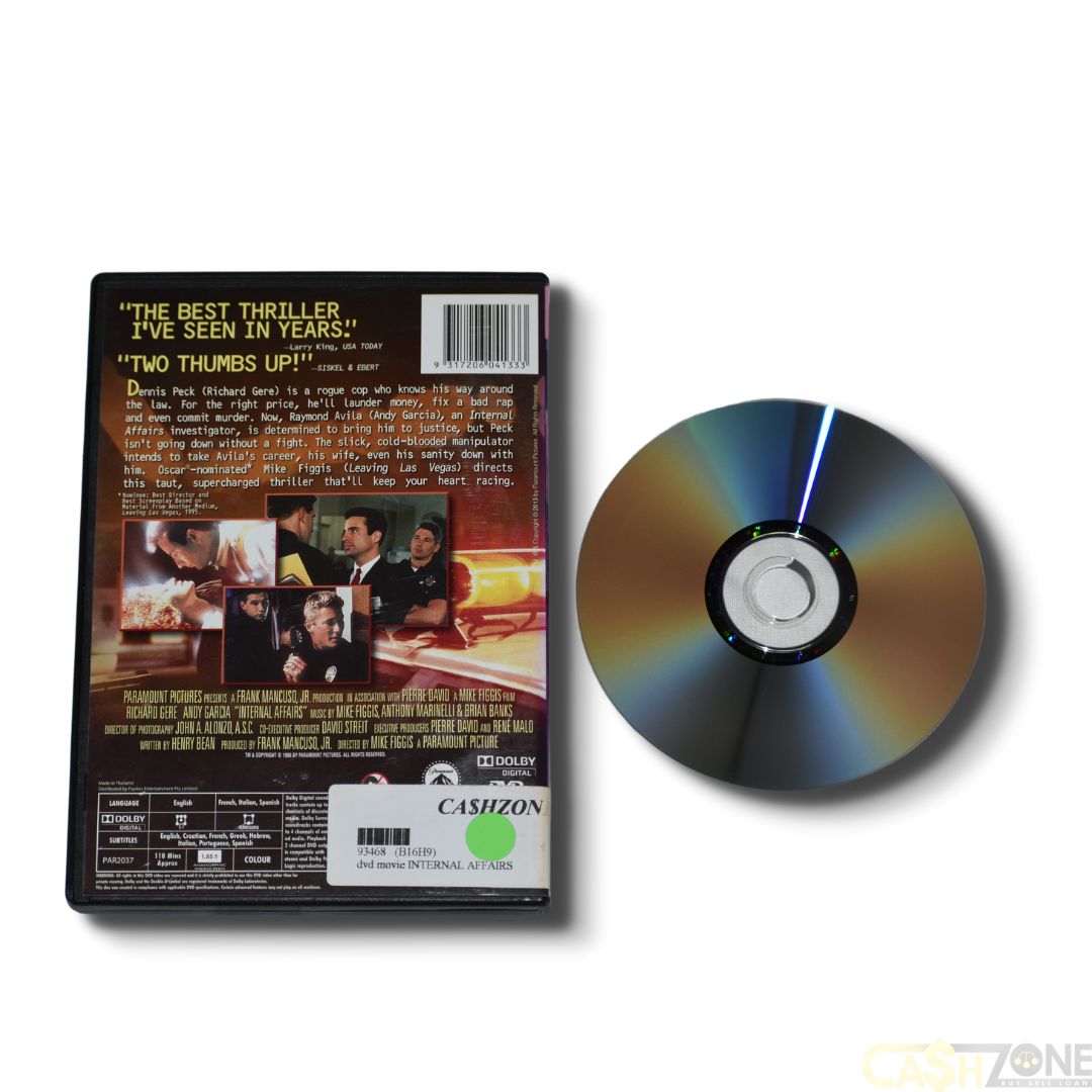 Internal Affairs DVD Movie